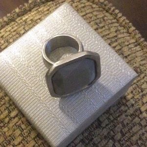 Grey Furla statement ring